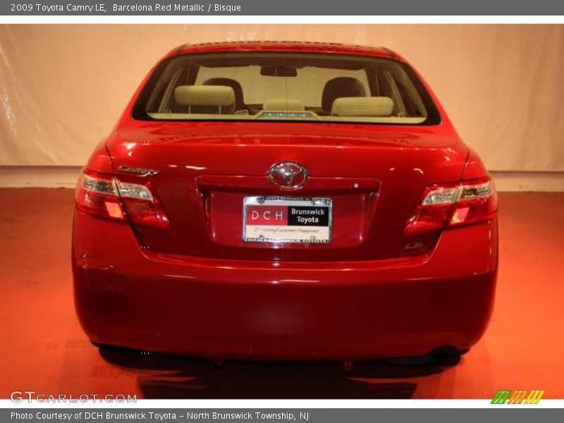 Barcelona Red Metallic / Bisque 2009 Toyota Camry LE