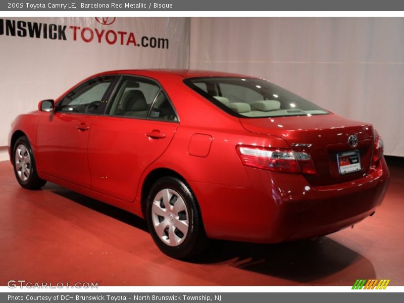Barcelona Red Metallic / Bisque 2009 Toyota Camry LE