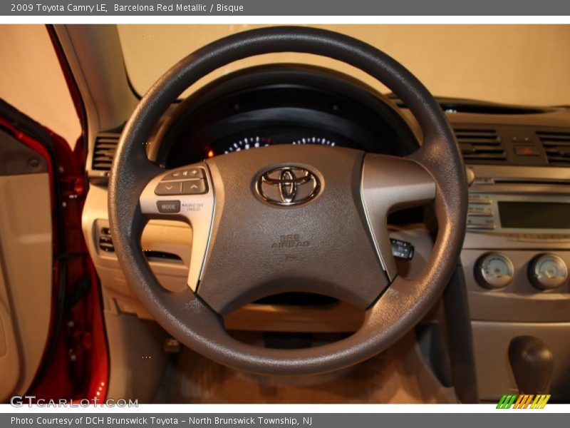 Barcelona Red Metallic / Bisque 2009 Toyota Camry LE