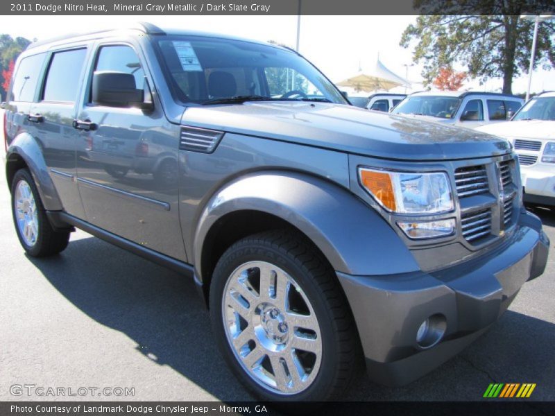 Mineral Gray Metallic / Dark Slate Gray 2011 Dodge Nitro Heat