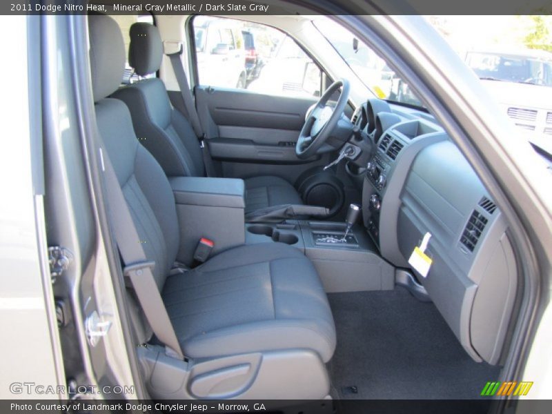 Mineral Gray Metallic / Dark Slate Gray 2011 Dodge Nitro Heat