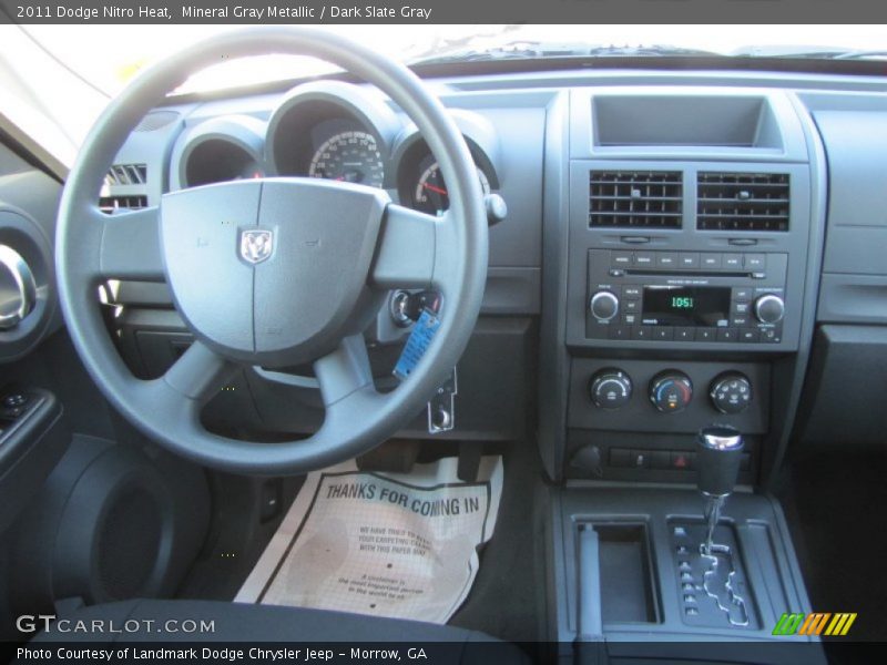 Mineral Gray Metallic / Dark Slate Gray 2011 Dodge Nitro Heat