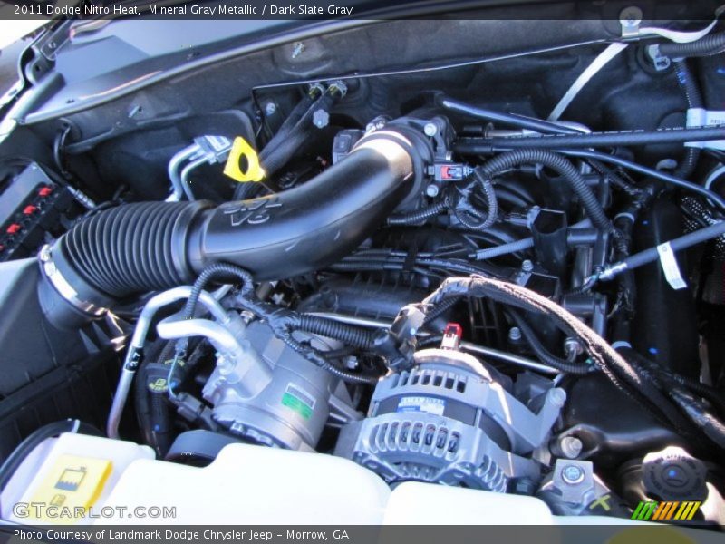 Mineral Gray Metallic / Dark Slate Gray 2011 Dodge Nitro Heat