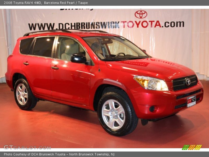 Barcelona Red Pearl / Taupe 2008 Toyota RAV4 4WD