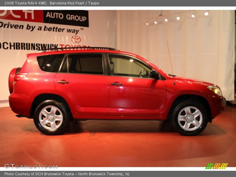 Barcelona Red Pearl / Taupe 2008 Toyota RAV4 4WD