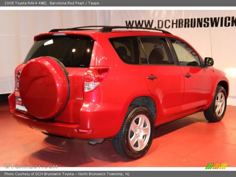 Barcelona Red Pearl / Taupe 2008 Toyota RAV4 4WD