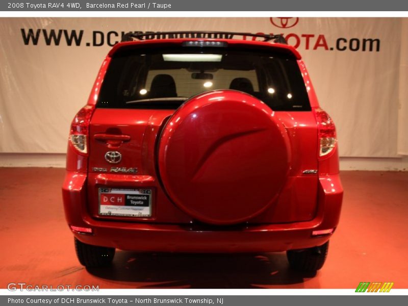 Barcelona Red Pearl / Taupe 2008 Toyota RAV4 4WD