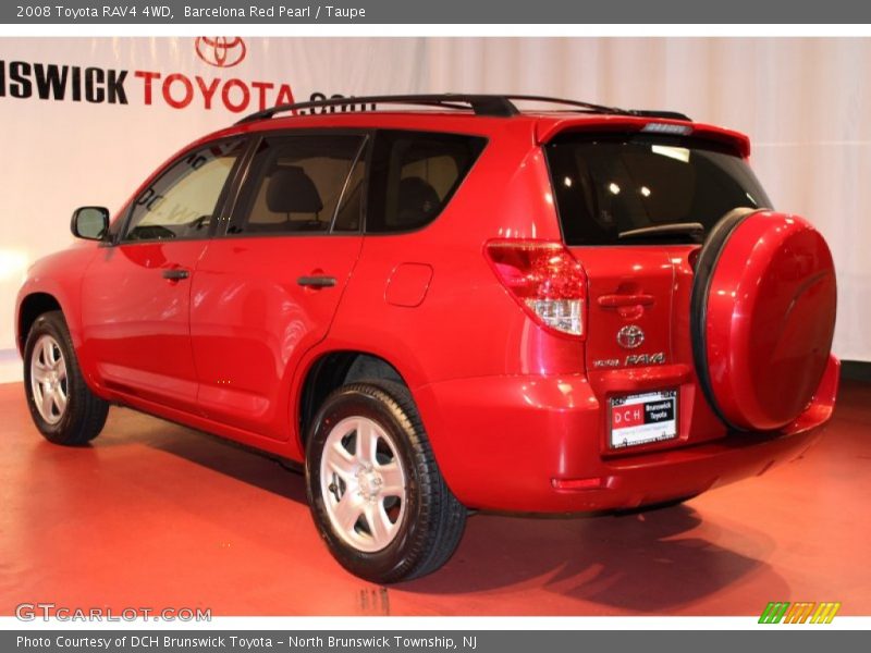 Barcelona Red Pearl / Taupe 2008 Toyota RAV4 4WD