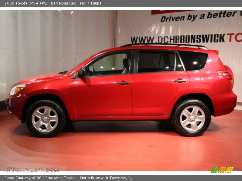 Barcelona Red Pearl / Taupe 2008 Toyota RAV4 4WD