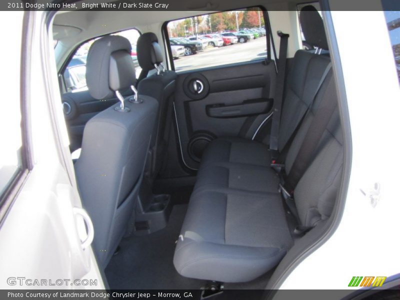Bright White / Dark Slate Gray 2011 Dodge Nitro Heat