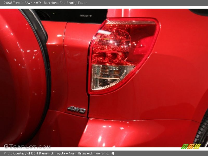 Barcelona Red Pearl / Taupe 2008 Toyota RAV4 4WD