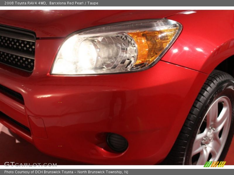Barcelona Red Pearl / Taupe 2008 Toyota RAV4 4WD