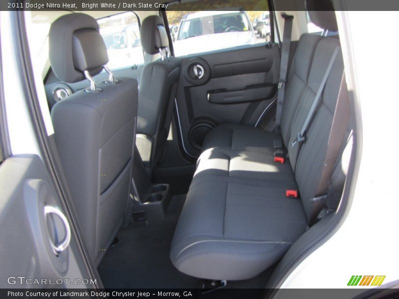 Bright White / Dark Slate Gray 2011 Dodge Nitro Heat