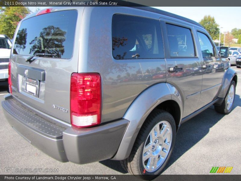 Mineral Gray Metallic / Dark Slate Gray 2011 Dodge Nitro Heat