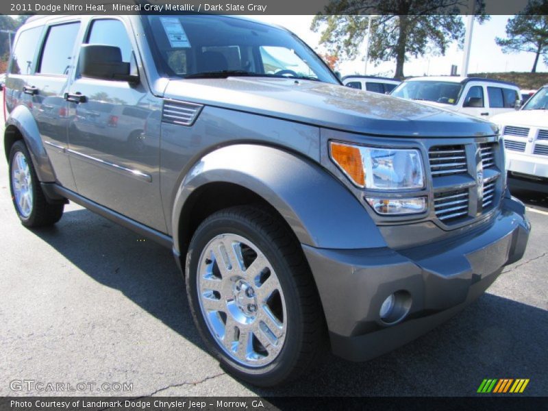 Mineral Gray Metallic / Dark Slate Gray 2011 Dodge Nitro Heat