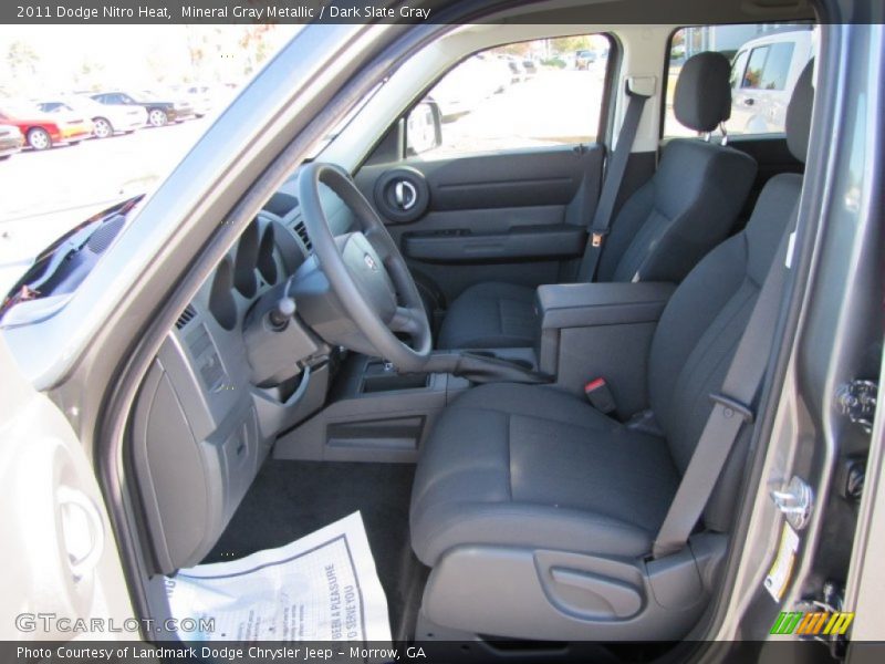 Mineral Gray Metallic / Dark Slate Gray 2011 Dodge Nitro Heat