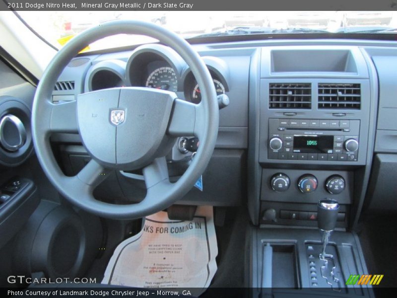 Mineral Gray Metallic / Dark Slate Gray 2011 Dodge Nitro Heat