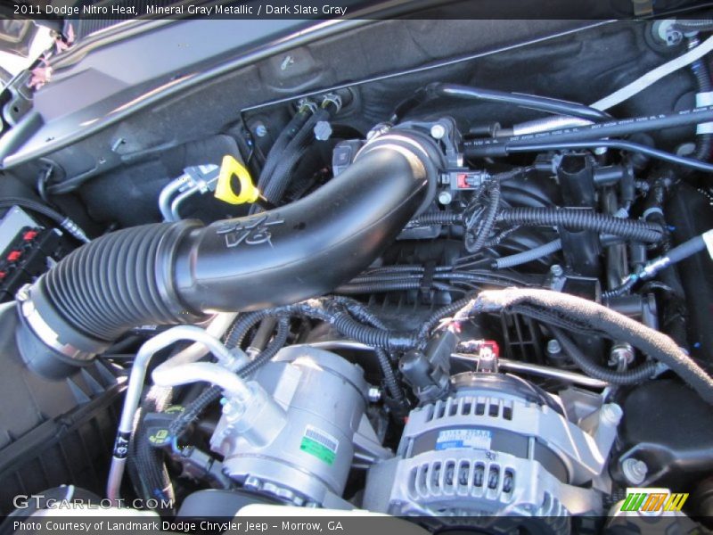 Mineral Gray Metallic / Dark Slate Gray 2011 Dodge Nitro Heat