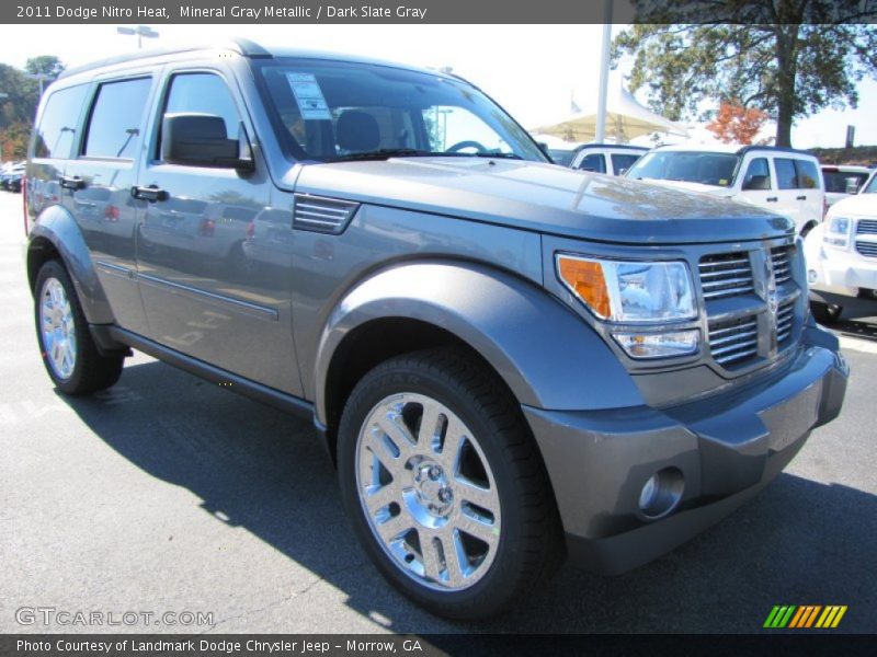 Mineral Gray Metallic / Dark Slate Gray 2011 Dodge Nitro Heat