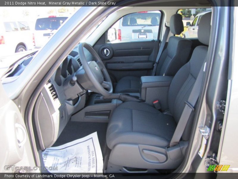 Mineral Gray Metallic / Dark Slate Gray 2011 Dodge Nitro Heat