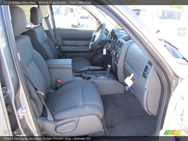 Mineral Gray Metallic / Dark Slate Gray 2011 Dodge Nitro Heat