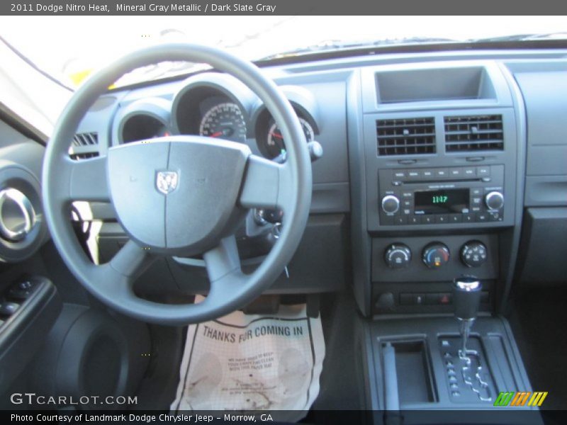 Mineral Gray Metallic / Dark Slate Gray 2011 Dodge Nitro Heat
