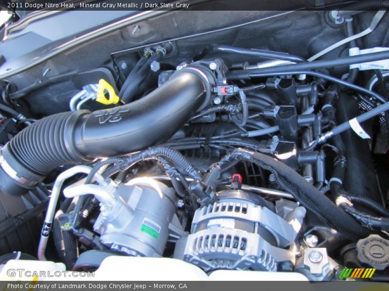 Mineral Gray Metallic / Dark Slate Gray 2011 Dodge Nitro Heat