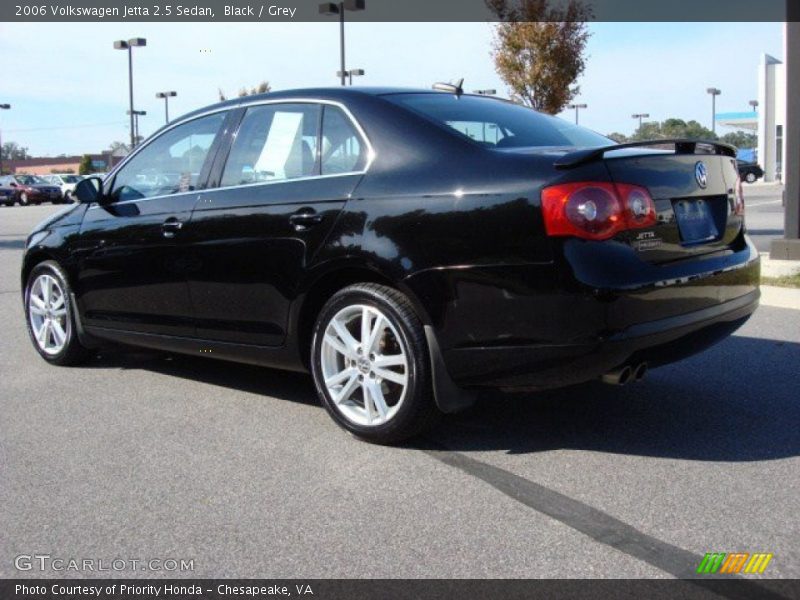 Black / Grey 2006 Volkswagen Jetta 2.5 Sedan