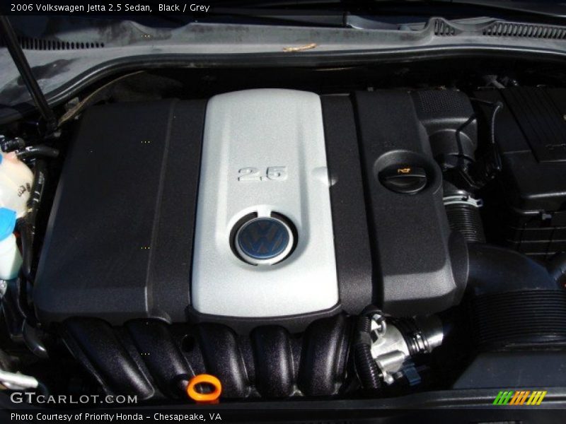 Black / Grey 2006 Volkswagen Jetta 2.5 Sedan