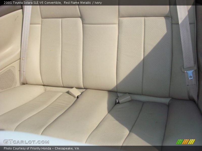 Red Flame Metallic / Ivory 2001 Toyota Solara SLE V6 Convertible