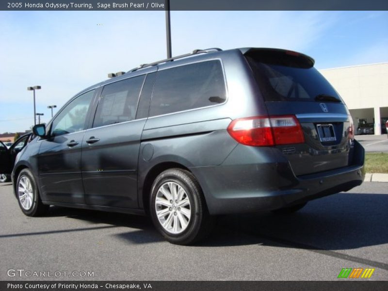 Sage Brush Pearl / Olive 2005 Honda Odyssey Touring