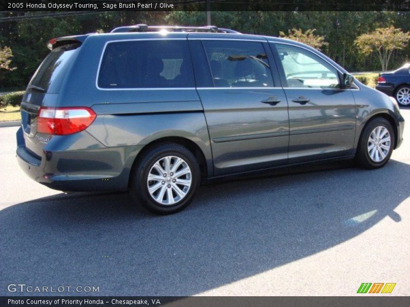 Sage Brush Pearl / Olive 2005 Honda Odyssey Touring