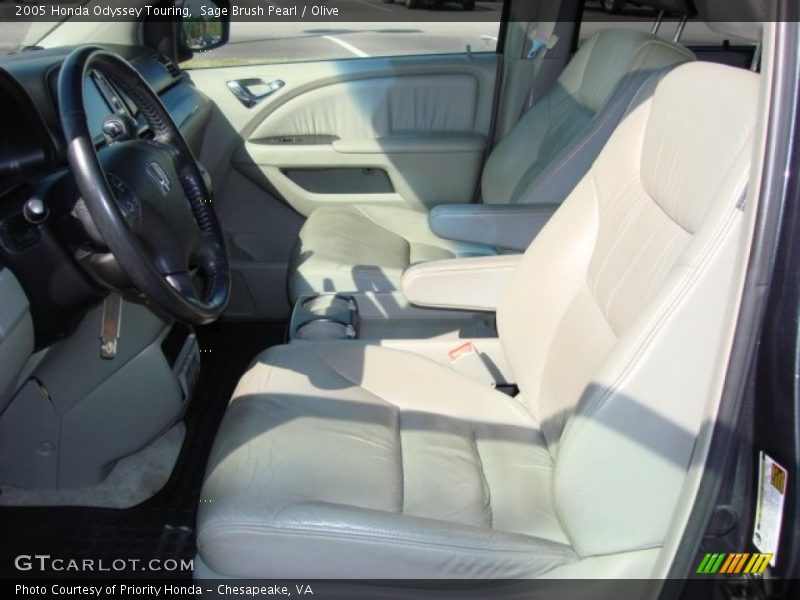 Sage Brush Pearl / Olive 2005 Honda Odyssey Touring
