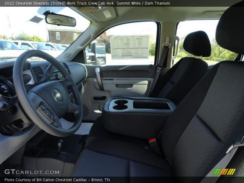 Summit White / Dark Titanium 2012 Chevrolet Silverado 2500HD Work Truck Crew Cab 4x4