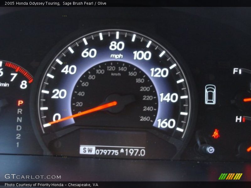 Sage Brush Pearl / Olive 2005 Honda Odyssey Touring