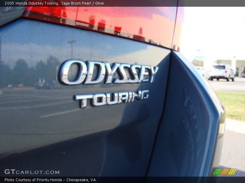Sage Brush Pearl / Olive 2005 Honda Odyssey Touring