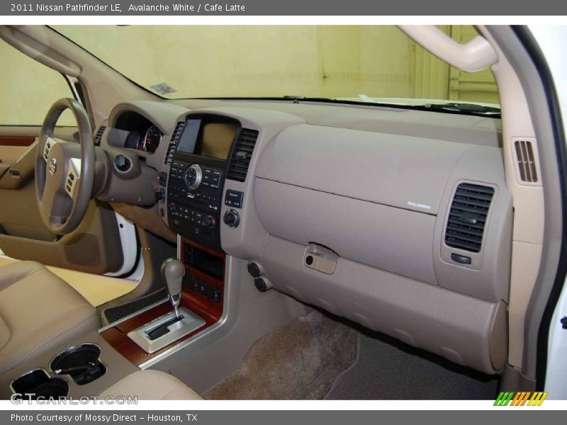 Avalanche White / Cafe Latte 2011 Nissan Pathfinder LE