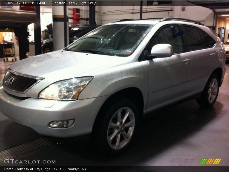 Tungsten Pearl / Light Gray 2009 Lexus RX 350 AWD