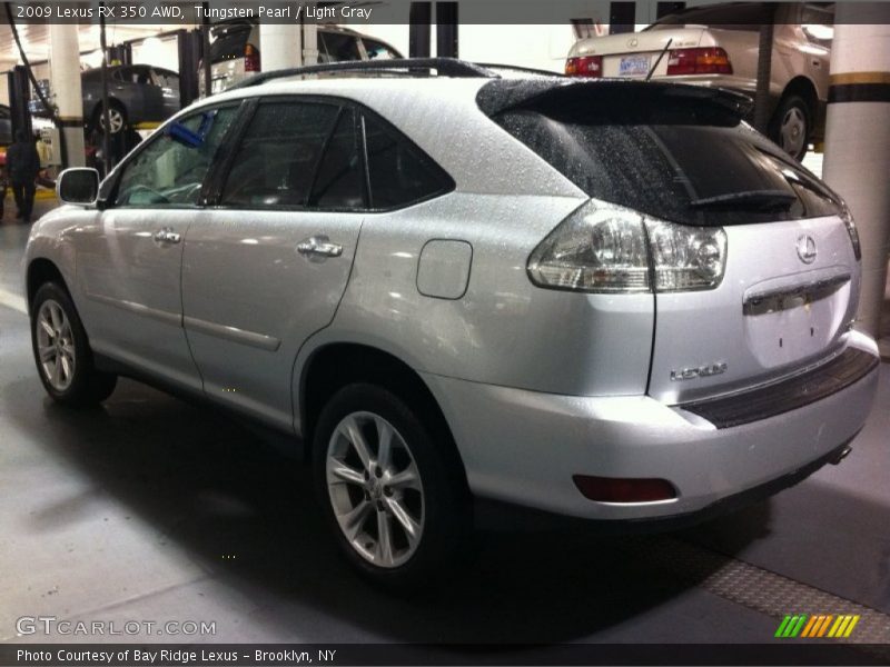 Tungsten Pearl / Light Gray 2009 Lexus RX 350 AWD