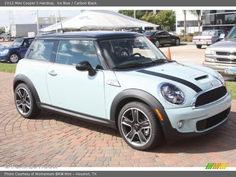 Ice Blue / Carbon Black 2012 Mini Cooper S Hardtop