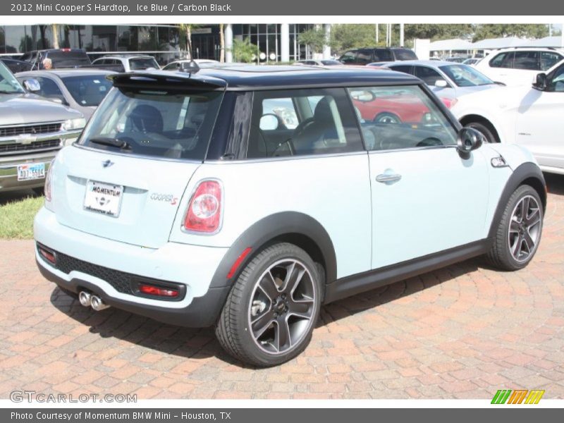 Ice Blue / Carbon Black 2012 Mini Cooper S Hardtop