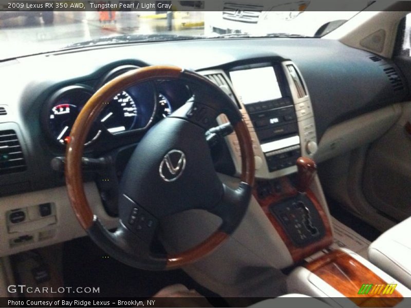 Tungsten Pearl / Light Gray 2009 Lexus RX 350 AWD