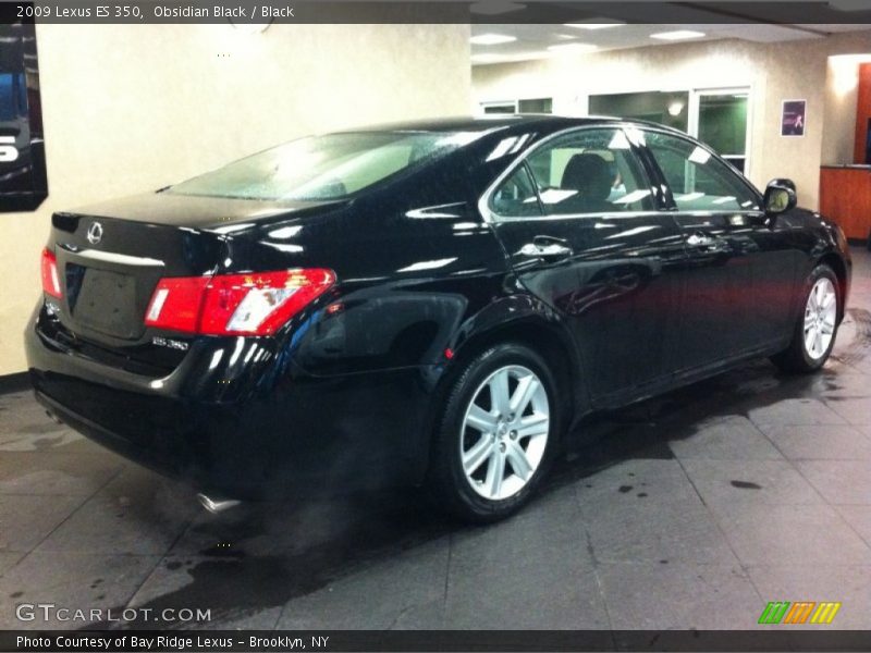 Obsidian Black / Black 2009 Lexus ES 350