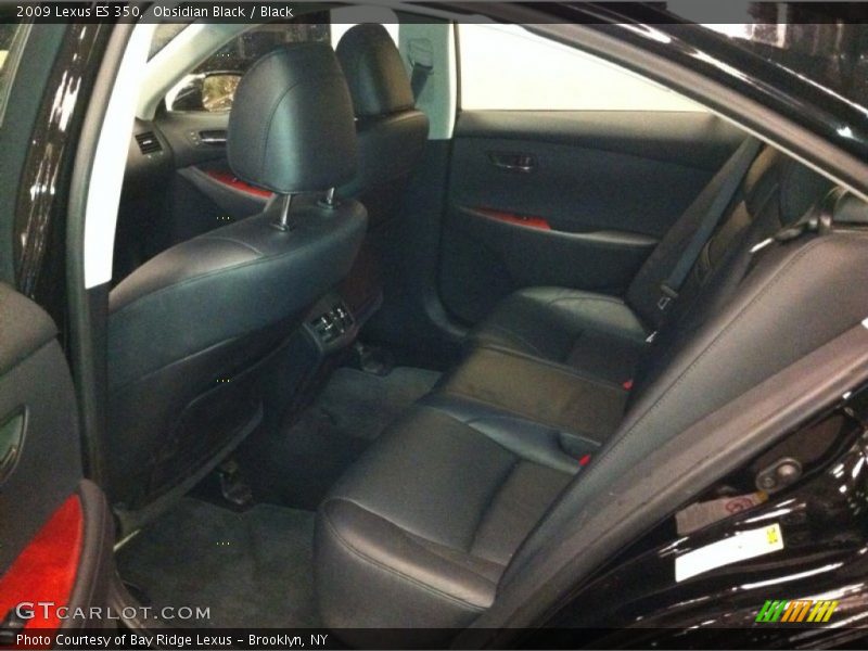 Obsidian Black / Black 2009 Lexus ES 350