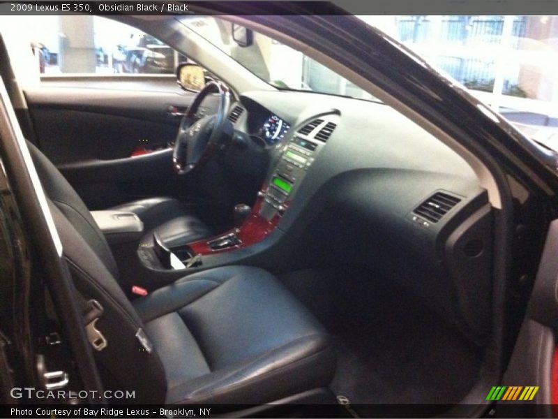 Obsidian Black / Black 2009 Lexus ES 350