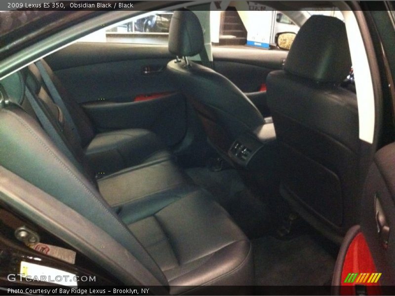 Obsidian Black / Black 2009 Lexus ES 350