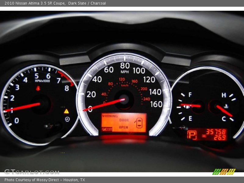 Dark Slate / Charcoal 2010 Nissan Altima 3.5 SR Coupe
