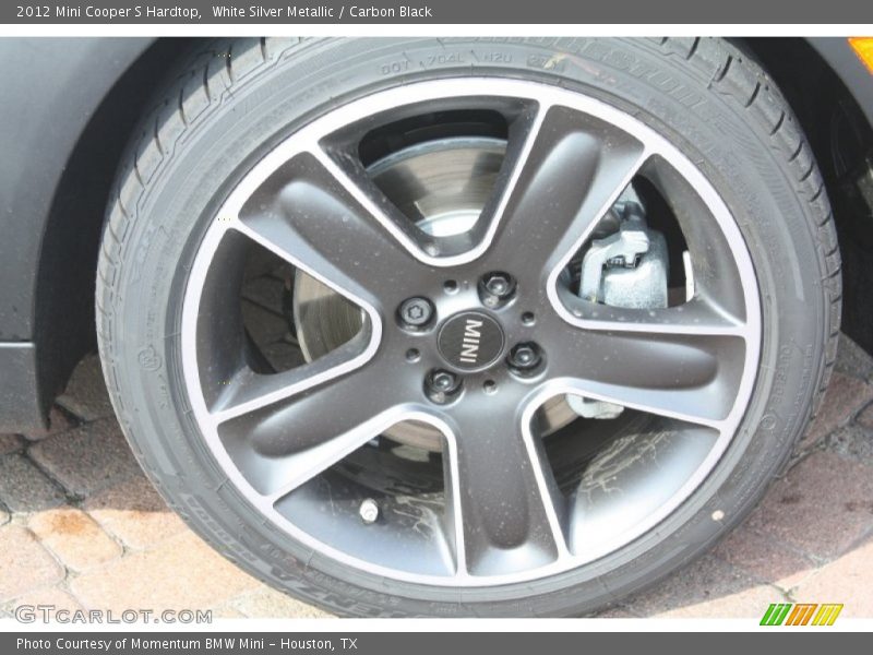White Silver Metallic / Carbon Black 2012 Mini Cooper S Hardtop