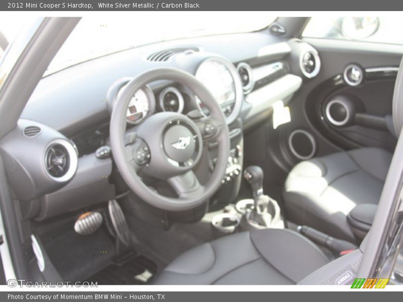 White Silver Metallic / Carbon Black 2012 Mini Cooper S Hardtop