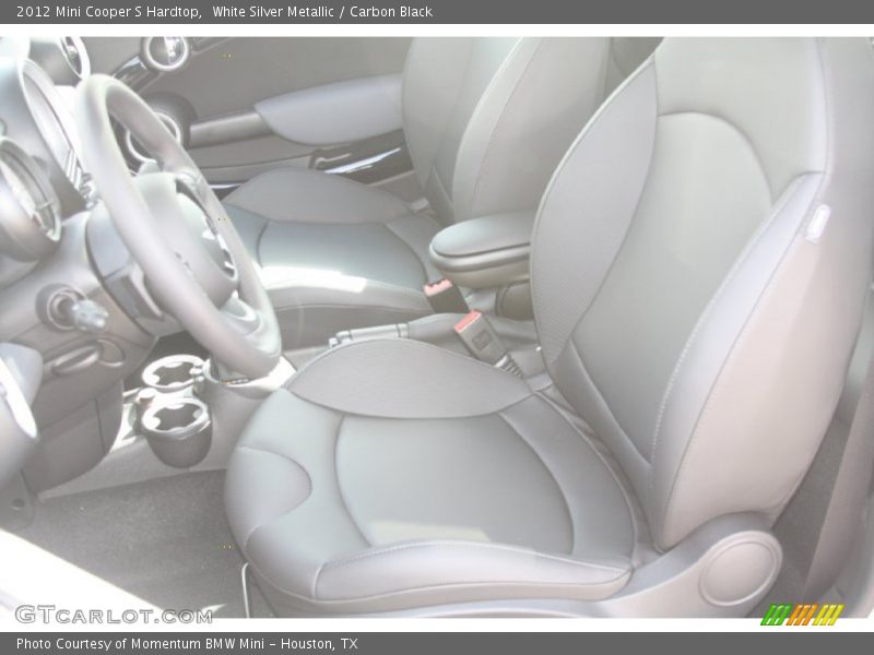 White Silver Metallic / Carbon Black 2012 Mini Cooper S Hardtop